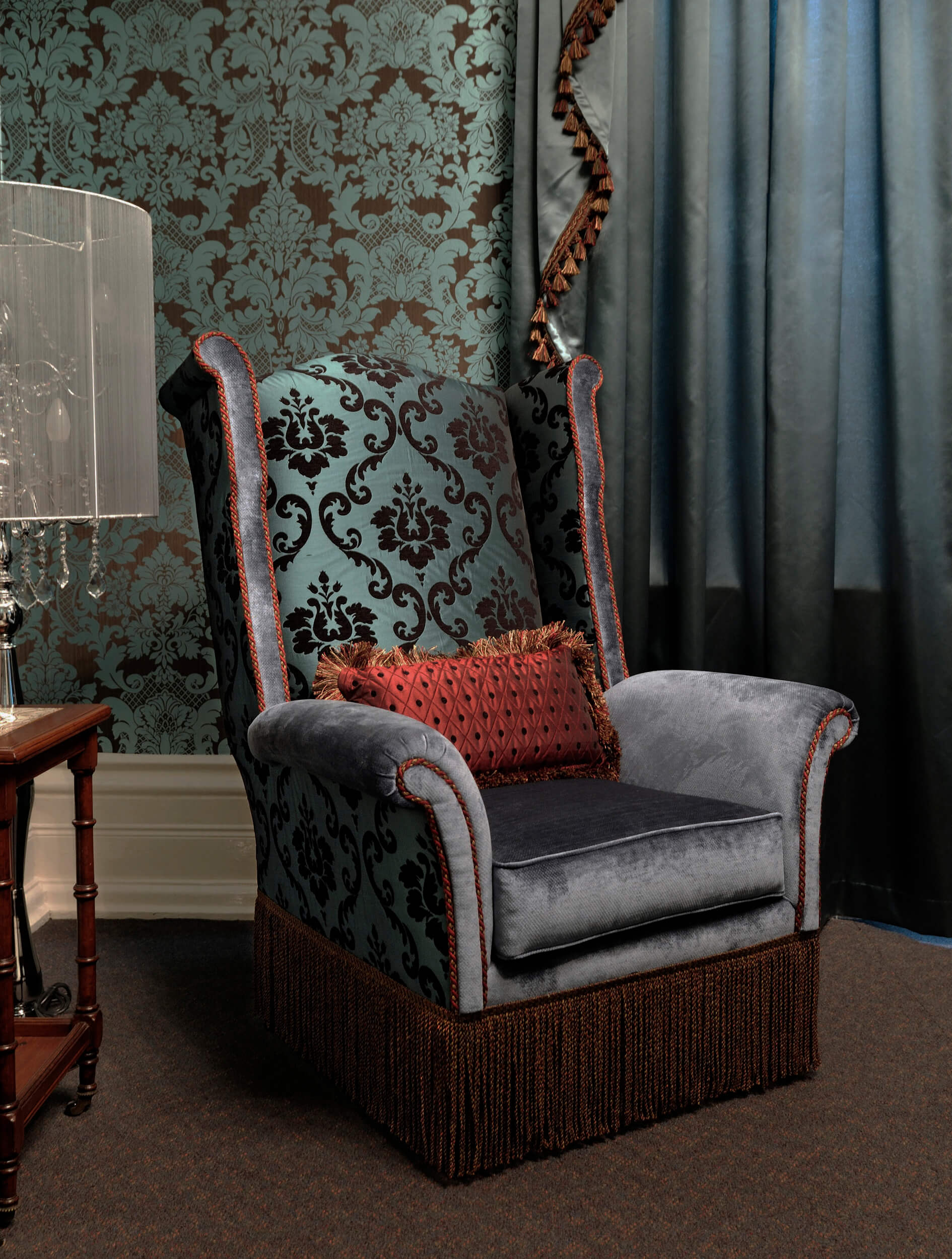 King William Wingback Chair - Luxury Interior Designer, Mark Alexander